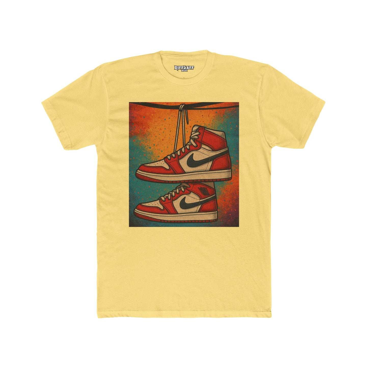 Urban Sneaker Art Tee, Vintage Streetwear, Unisex Graphic T-Shirt - Riff Raff Wear