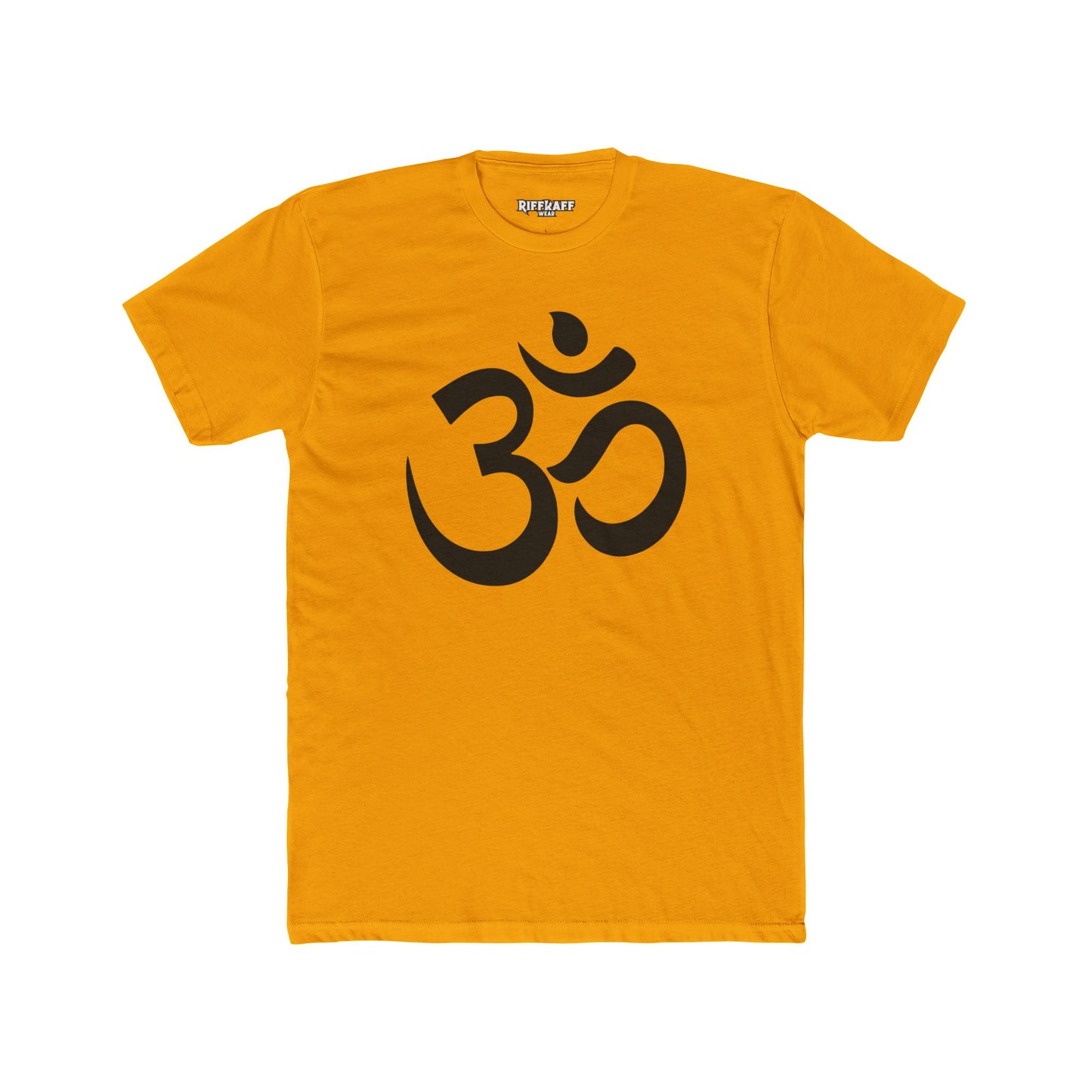 Unisex Cotton Crew Tee - OM od Aum Symbol Spiritual - Riff Raff Wear