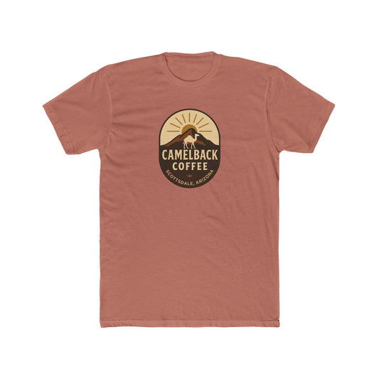 Coffee Lover Unisex Cotton Crew Tee, Casual Shirt, Vintage Coffee Camelback Coffee Old Town Scottsdale