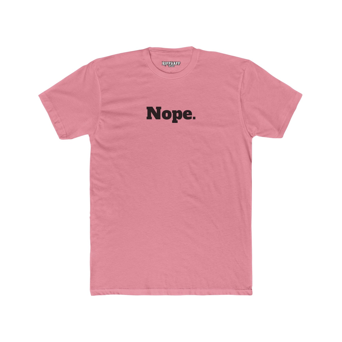 Unisex Cotton Crew Tee - "Nope." - Casual Statement Shirt for Everyday Wear - Riff Raff Wear