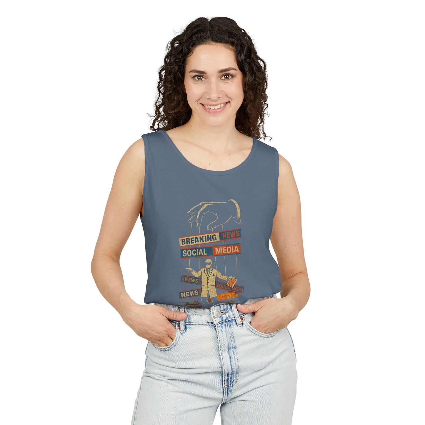 Graphic Unisex Tank Top - 'Truth is a Virus' - Riff Raff Wear