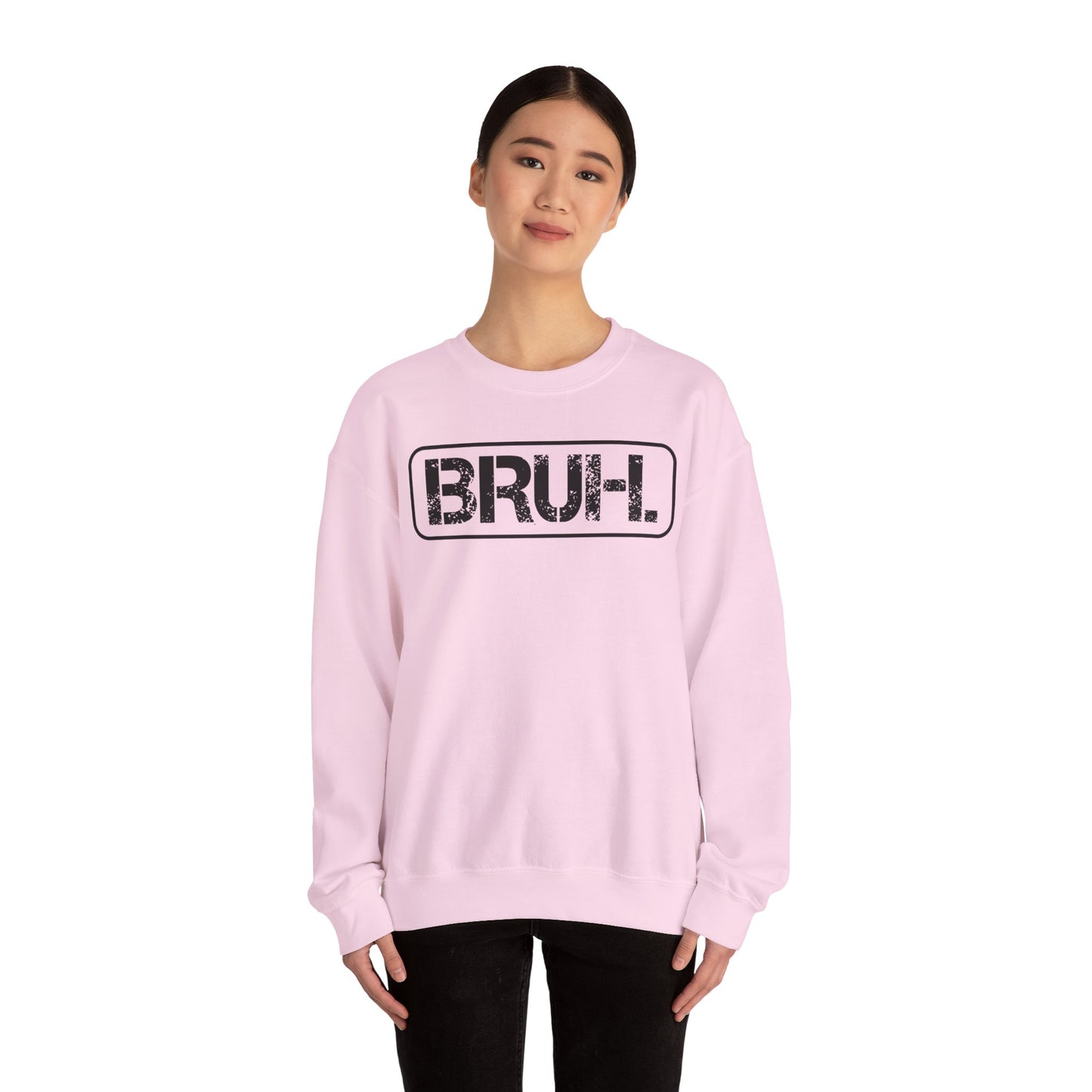 Bruh. Unisex Heavy Blend™ Crewneck Sweatshirt - Riff Raff Wear