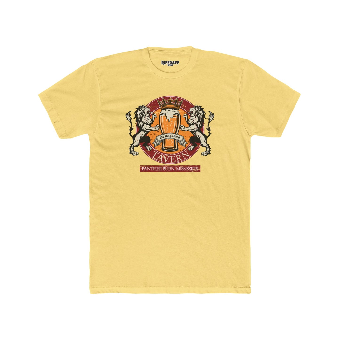 Vintage Tavern Unisex Cotton Crew Tee - Perfect for Beer Lovers - Riff Raff Wear Underground
