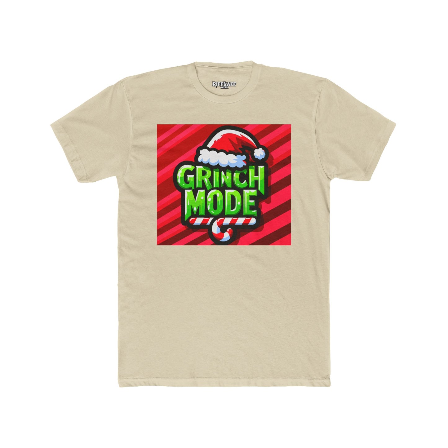 Grinch Mode Christmas T-Shirt | Unisex Crew Tee for Holiday Cheer, Funny Christmas Gift, Festive Apparel, Winter Casual Wear, Grinch Lovers - Riff Raff Wear