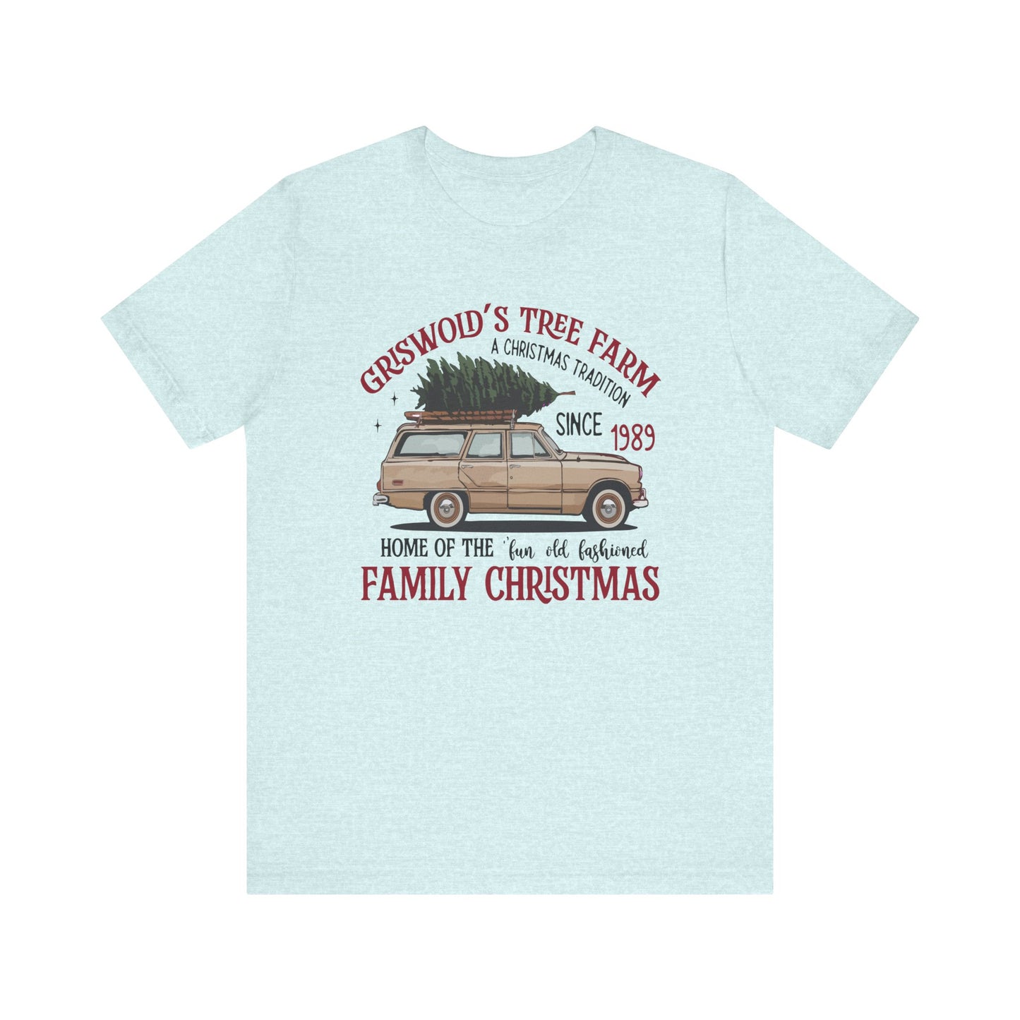 Family Christmas Tree Farm Tee, Unisex Holiday T-Shirt, Perfect for Christmas Celebrations, Gift for Tree Farmers, Cozy Holiday Vibes - Riff Raff Wear
