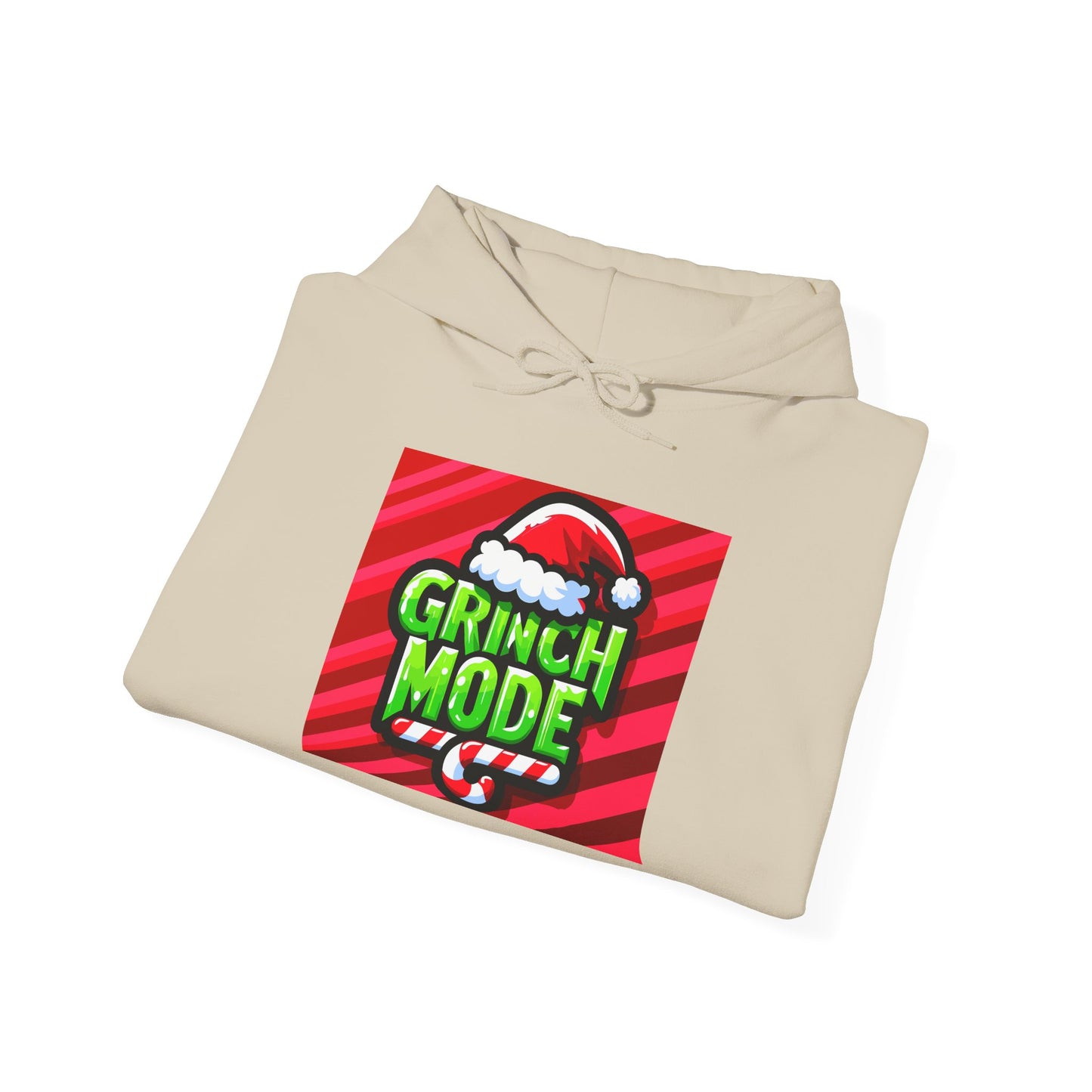 Festive Grinch Mode Hoodie - Cozy Holiday Apparel, Christmas Gift, Unisex Sweatshirt, Fun Winter Wear, Gift for Grinch Lovers - Riff Raff Wear