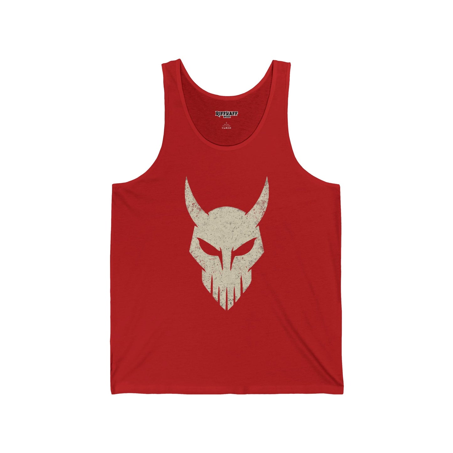 Unisex Jersey Tank with Bold Skull Design - Perfect for Casual Wear & Festivals - Riff Raff Wear