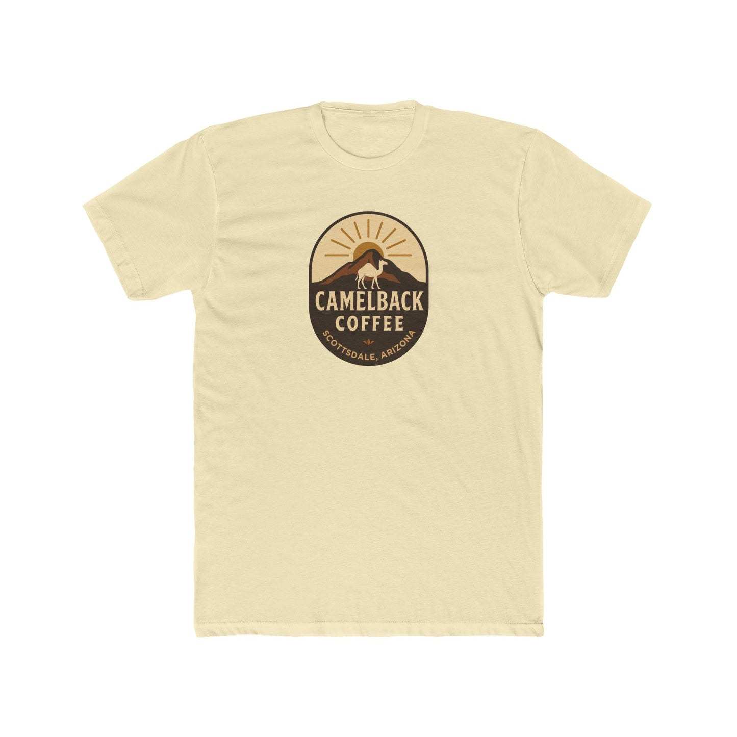 Coffee Lover Unisex Cotton Crew Tee, Casual Shirt, Vintage Coffee Camelback Coffee Old Town Scottsdale