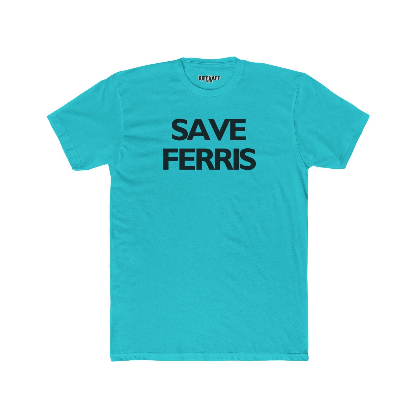 Vintage Style Save Ferris Unisex Cotton Crew Tee - Riff Raff Wear
