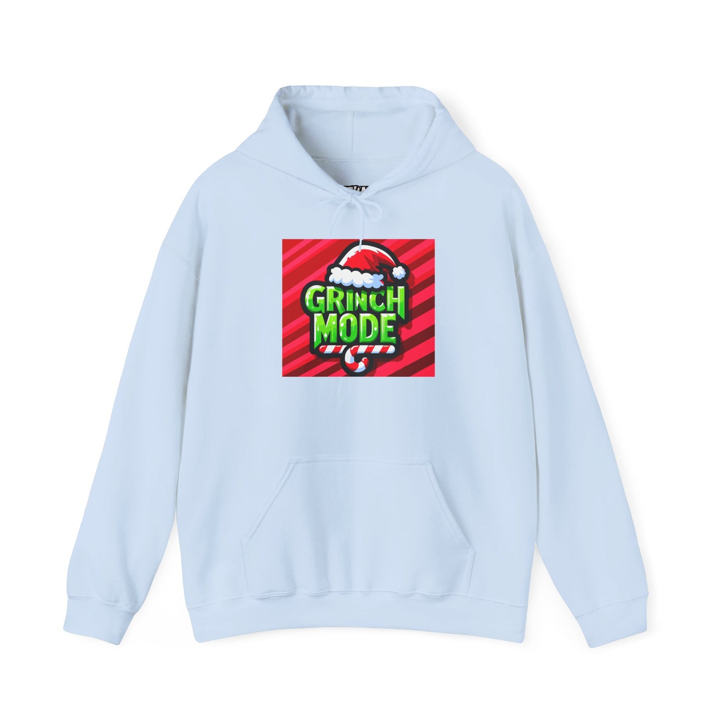 Festive Grinch Mode Hoodie - Cozy Holiday Apparel, Christmas Gift, Unisex Sweatshirt, Fun Winter Wear, Gift for Grinch Lovers - Riff Raff Wear