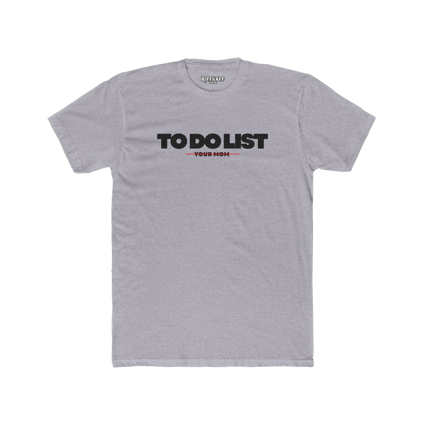 To-Do List Unisex Cotton Crew Tee, Motivational Shirt, Gift for Students, Funny Home Tee, Casual Everyday Wear