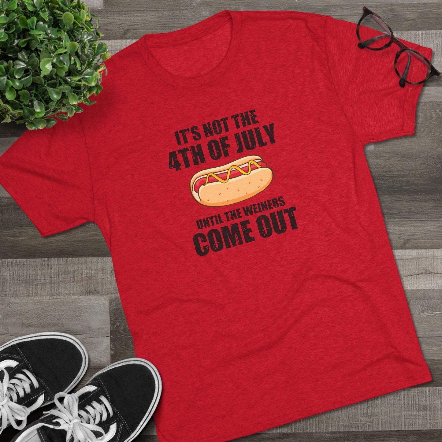 Riff Raff Wear 4th Of July Unisex Tri-Blend Crew Tee