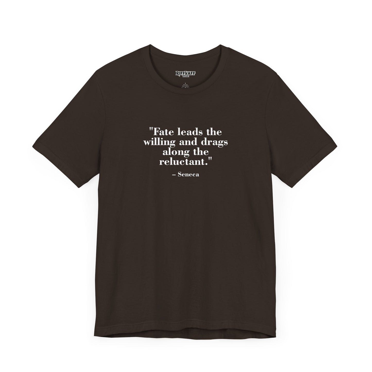 Fate leads the willing and drags along the reluctant - Unisex Jersey Short Sleeve Tee Mind Forge -Raff Raff Wear