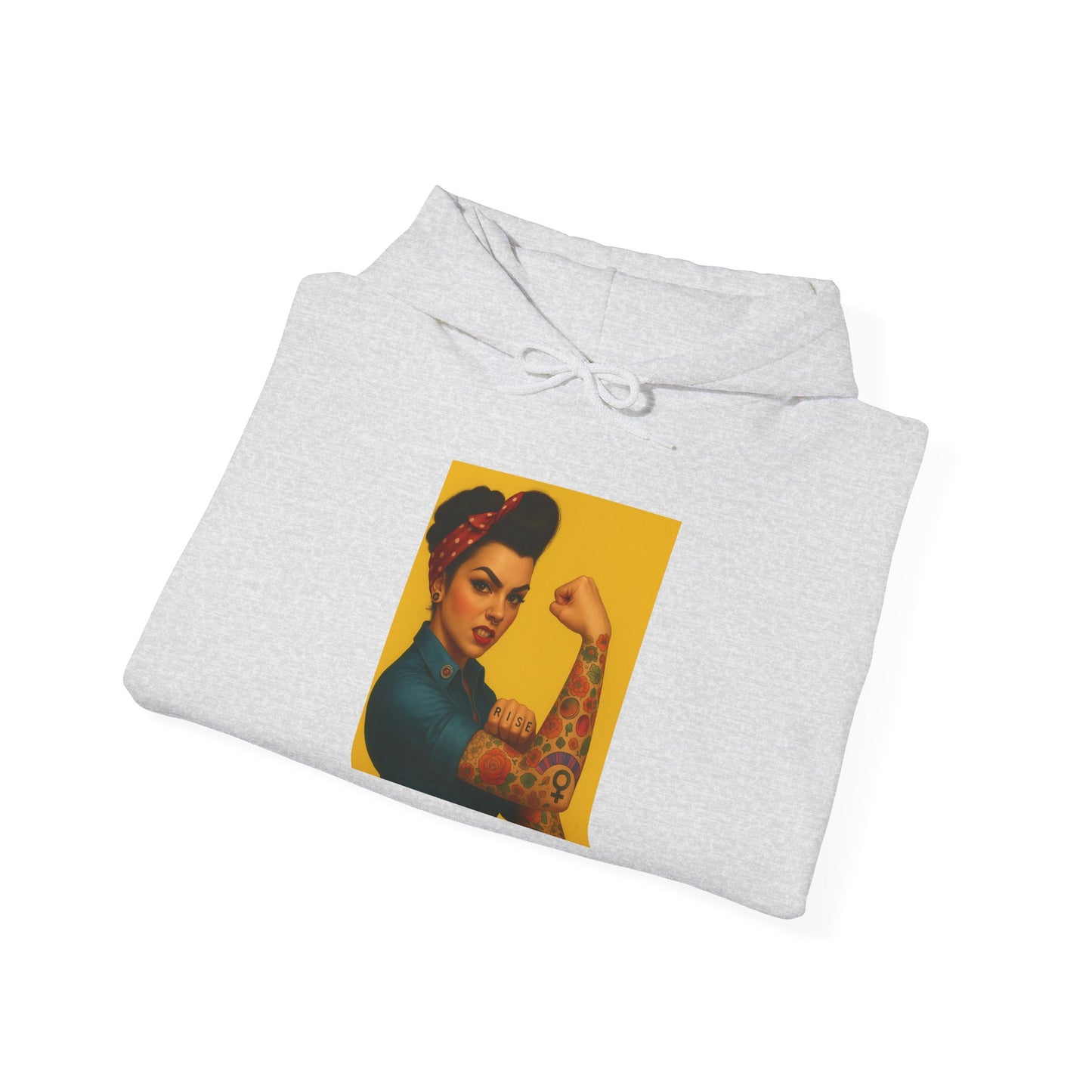 Empowering Feminist Hoodie | Unisex Heavy Blend™ Sweatshirt - Riff Raff Wear
