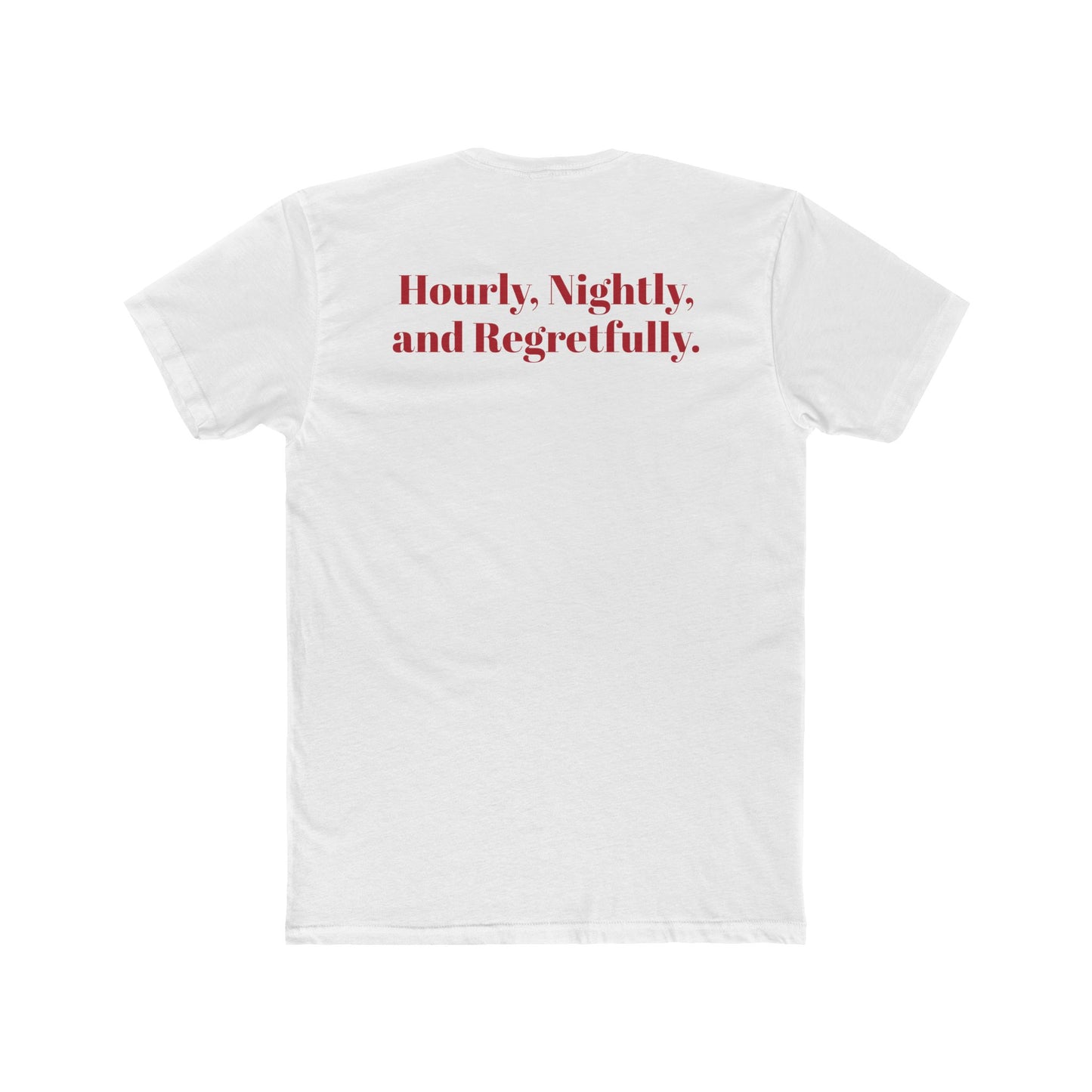 Vintage Starlight Motor Unisex Cotton Crew Tee - Hourly, Nightly, and Regretfully - Riff Raff Underground