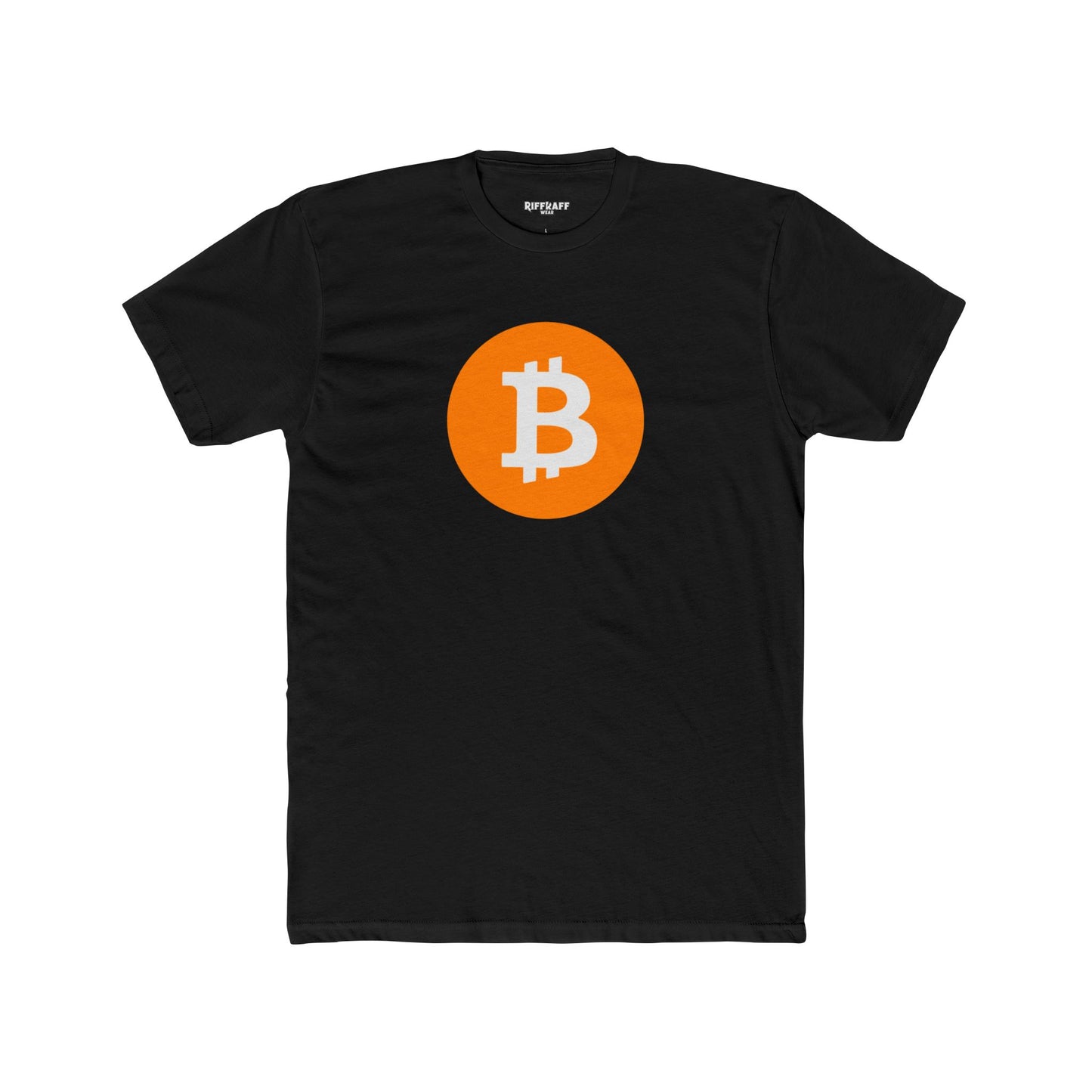 Bitcoin Men's Cotton Crew Tee - Riff Raff Wear