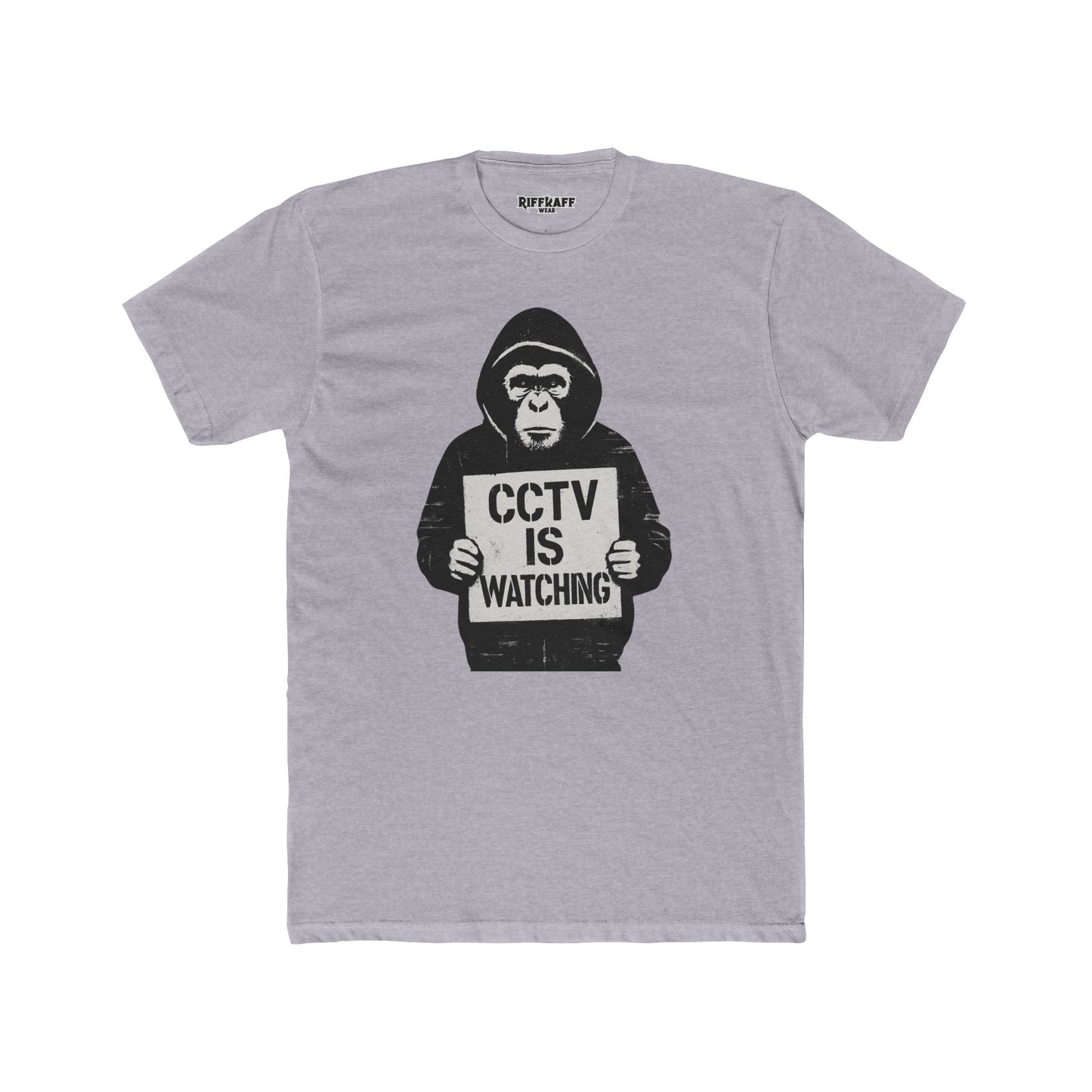 CCTV is Watching  APE Unisex Crew Tee Casual Wear - Riff Raff Wear