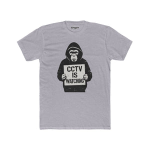 CCTV is Watching APE Unisex Crew Tee Casual Wear - Riff Raff Wear