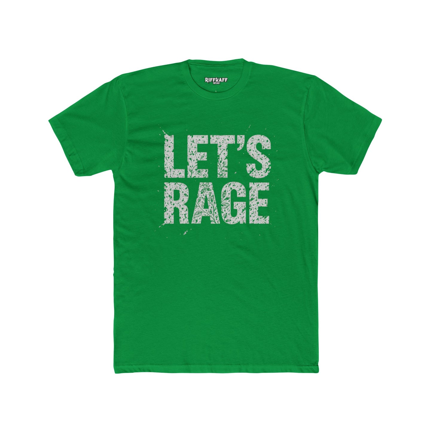 Unisex Cotton Crew Tee - Let's Rage Graphic T-Shirt for Music Lovers - Riff Raff Wear