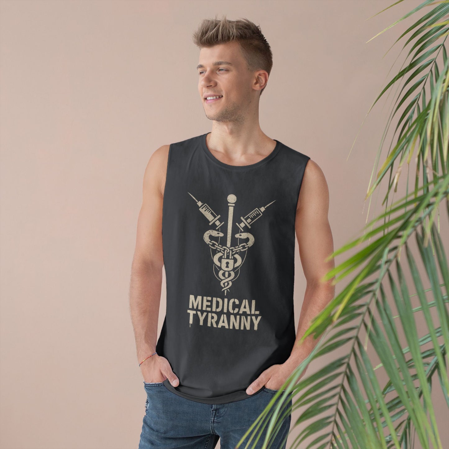 Unisex Medical Tyranny Tank - Bold Statement Tee for Healthcare Awareness - Riff Raff Wear