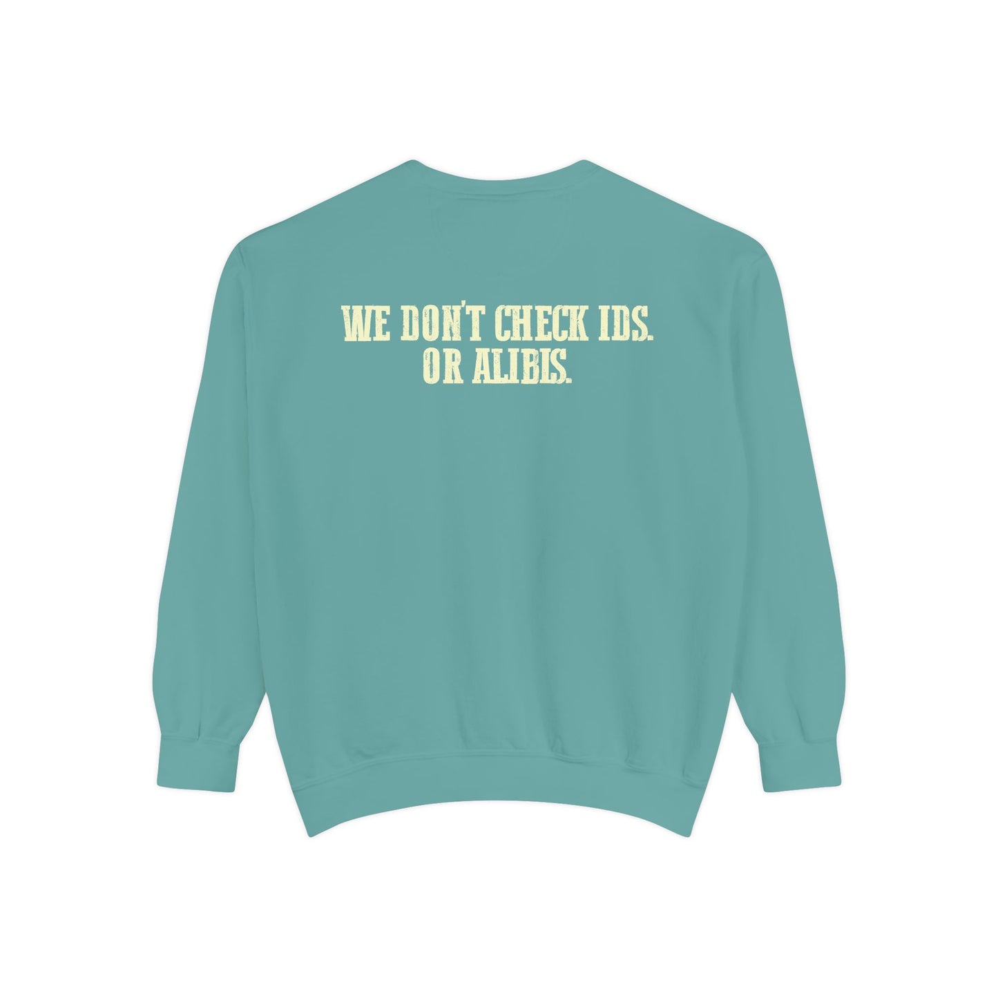 Funny Gator's Bar & Grill Sweatshirt | Unisex Garment-Dyed Crewneck - Riff Raff Wear