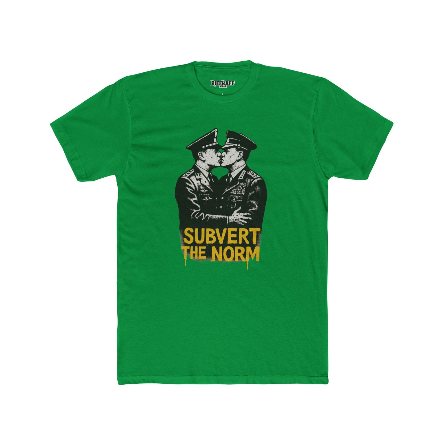 Unisex Cotton Crew Tee - "Subvert The Norm" Riff Raff Wear