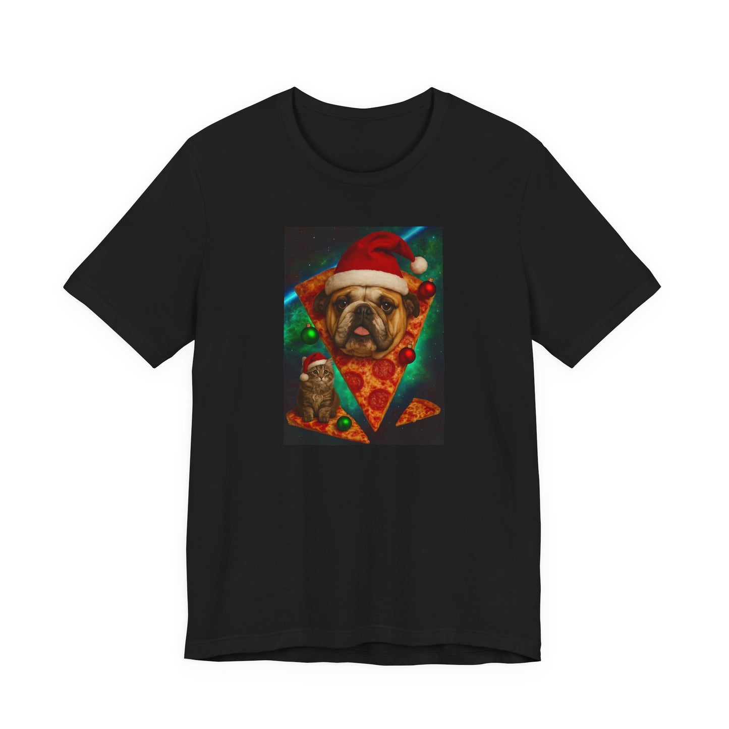 Funny Christmas Pug Shirt, Holiday Tee, Pet Lover Gift, Unisex Festive T-Shirts, Cute Animal Apparel, Christmas Party Outfit - Riff Raff Wear