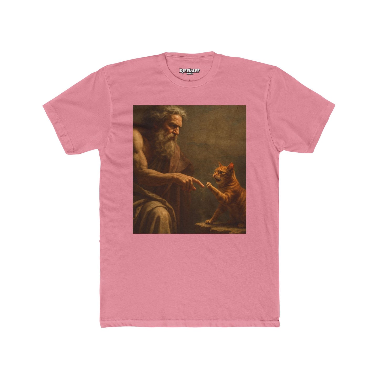 Artistic Cat and Creation Unisex Cotton Crew Tee - Riff Raff Wear