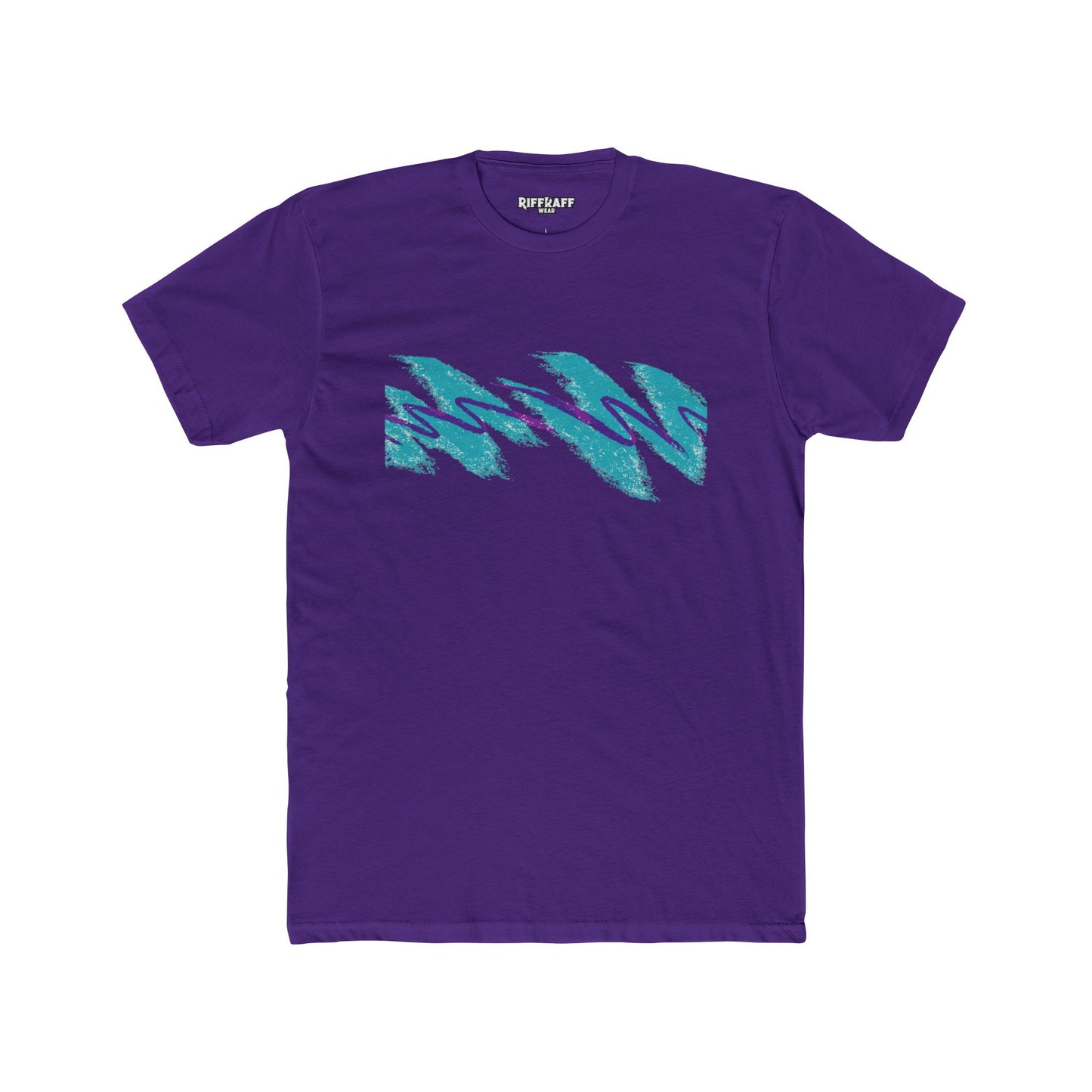 Retro Wave Unisex Cotton Crew Tee - Perfect for Casual Vibes - Riff Raff Wear