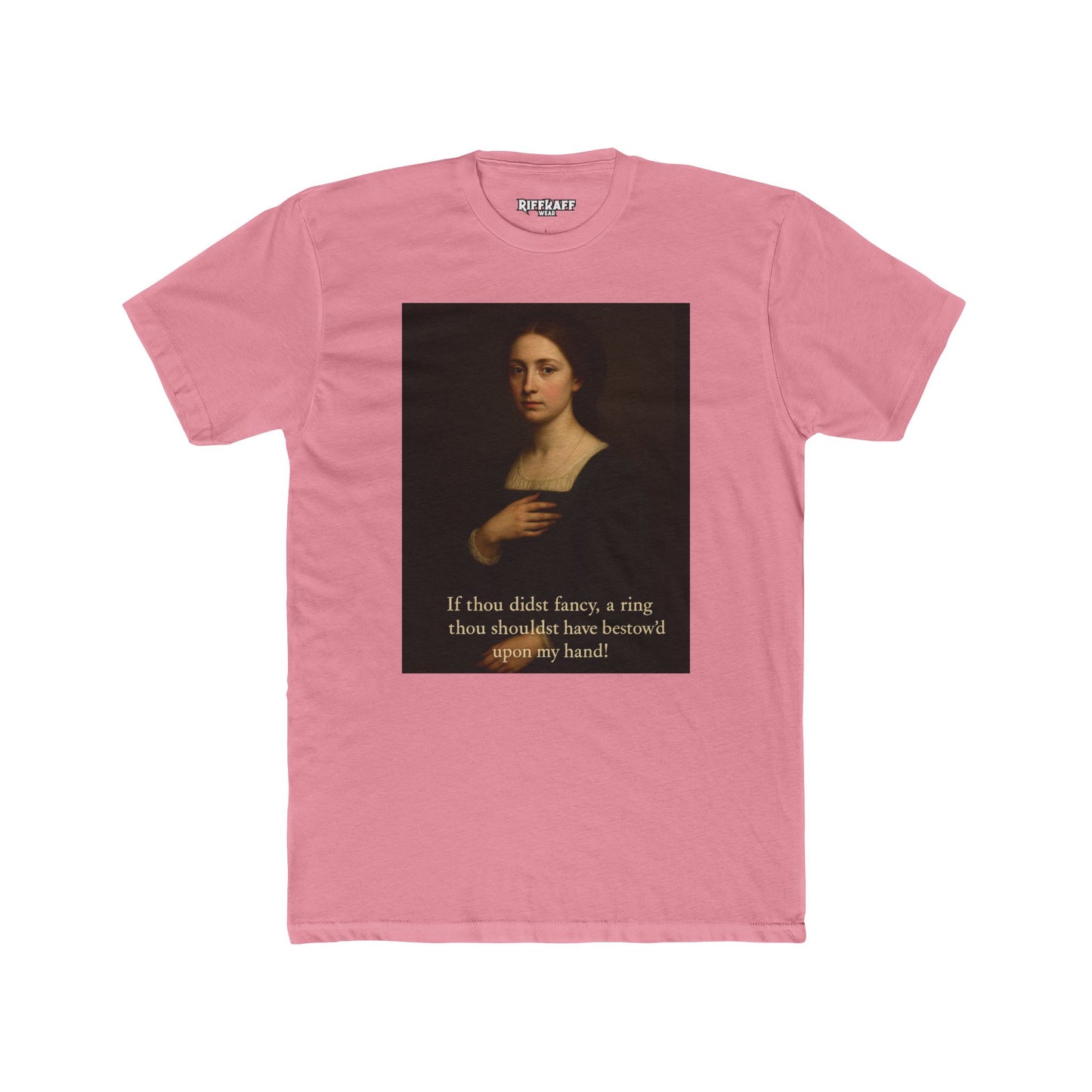 Artistic Unisex Cotton Crew Tee with Quote - Casualwear, Gift for Art Lovers - Riff Raff Wear