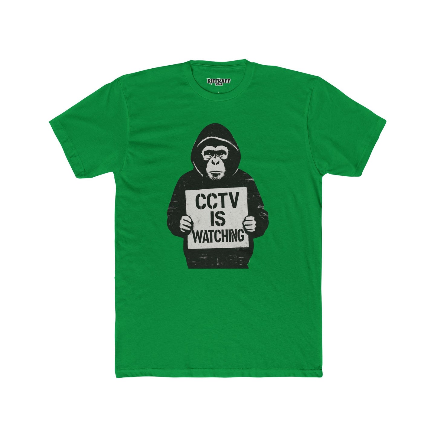 CCTV is Watching APE Unisex Crew Tee Casual Wear - Riff Raff Wear