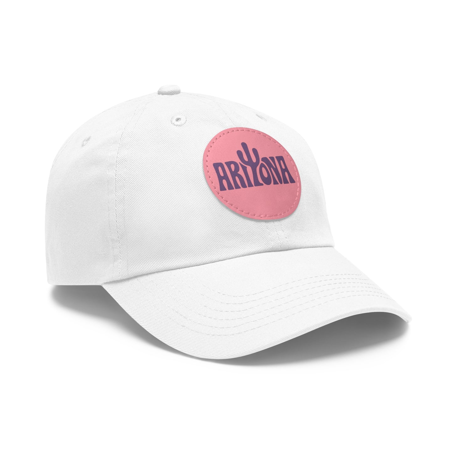 Arizona Dad Hat with Leather Patch - Casual & Stylish Cap
