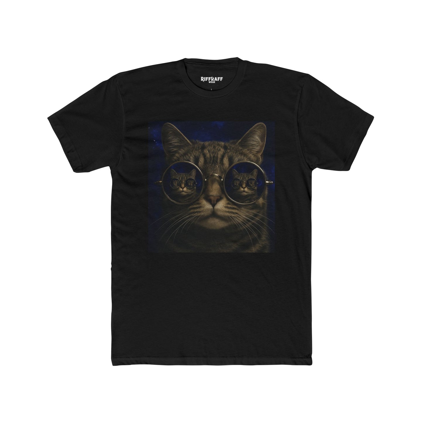 Cool Cat Unisex Cotton Crew Tee - Fun Pet Lover Shirt - Riff Raff Wear