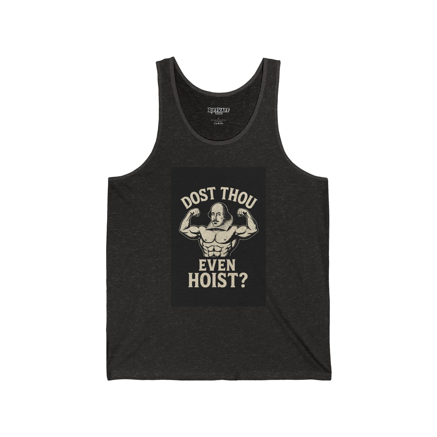Dost Thou Even Hoist? - Unisex Jersey Tank for Fitness Enthusiasts - Riff Raff Wear
