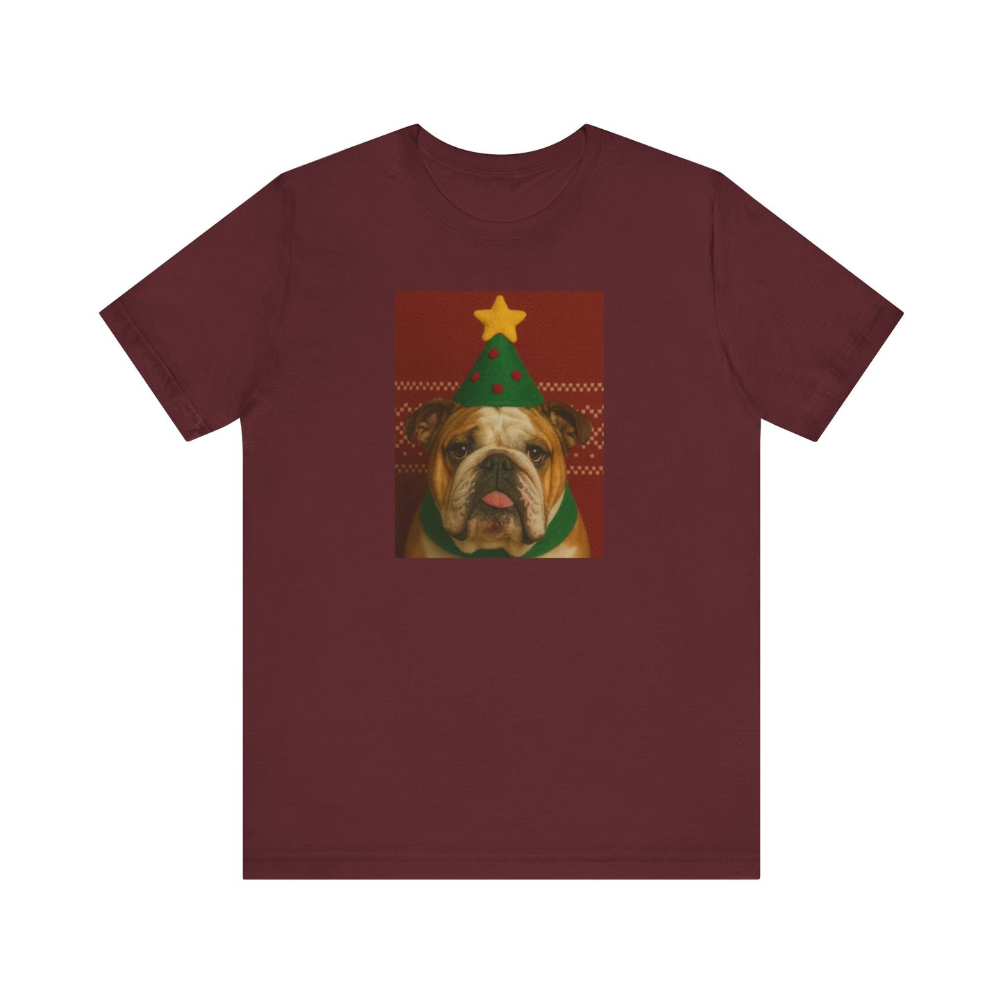 Festive Dog Christmas Tee, Cute Holiday T-Shirt, Unisex Pet Lover Gift, Funny Pet Design, Christmas Apparel - Riff Raff Wear