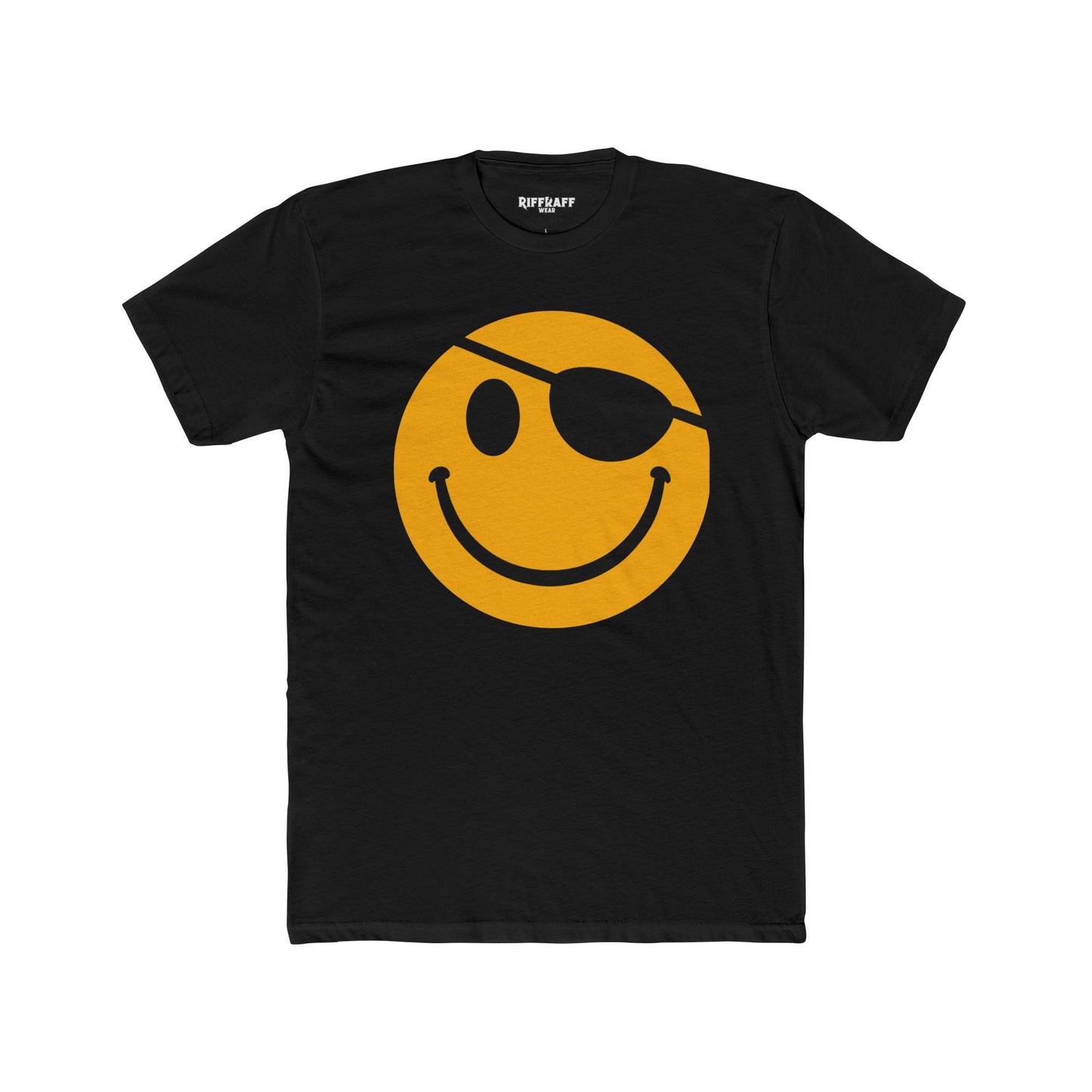 Pirate Smile Unisex Cotton Crew Tee - Fun and Playful Graphic T-Shirt - Riff Raff Wear