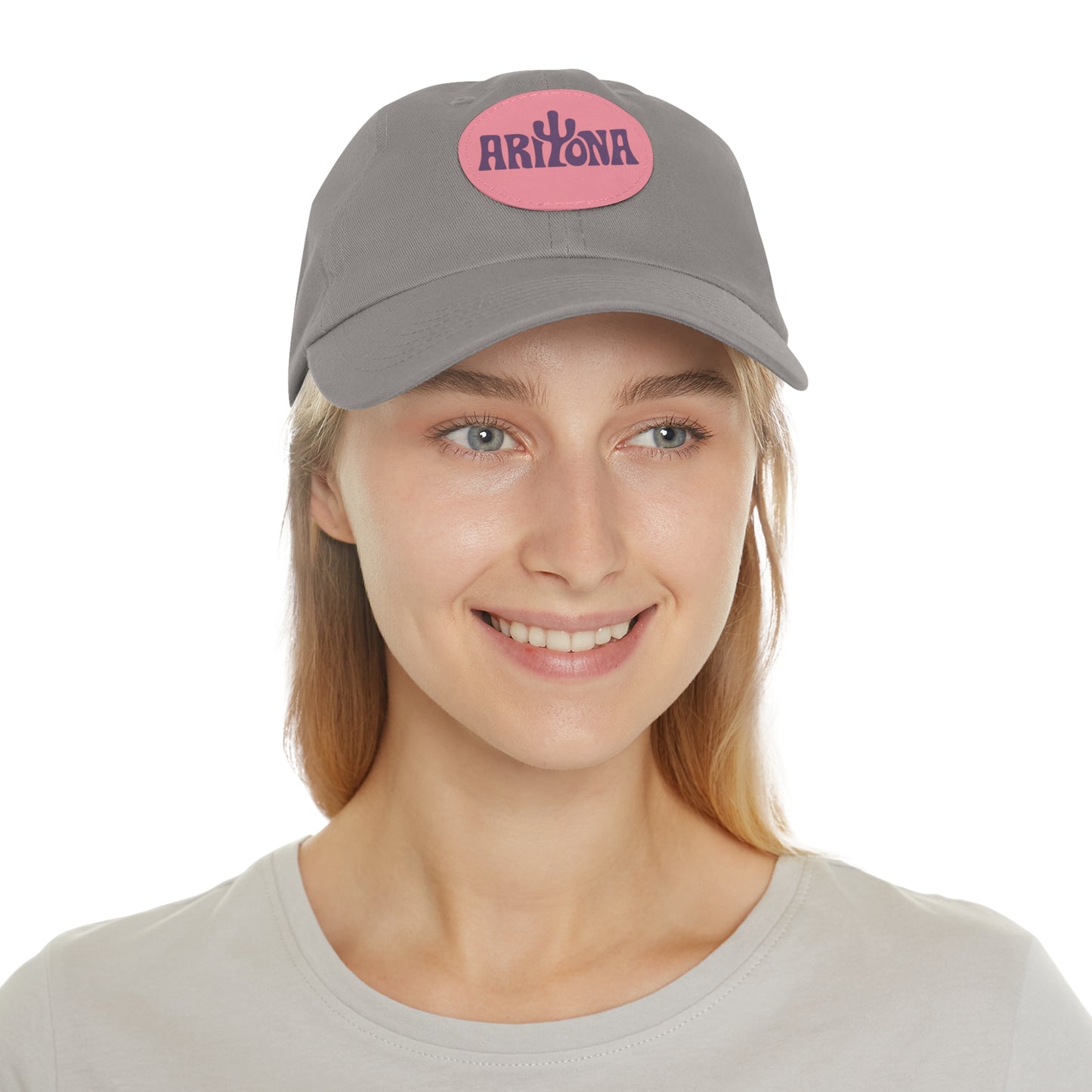 Arizona Dad Hat with Leather Patch - Casual & Stylish Cap