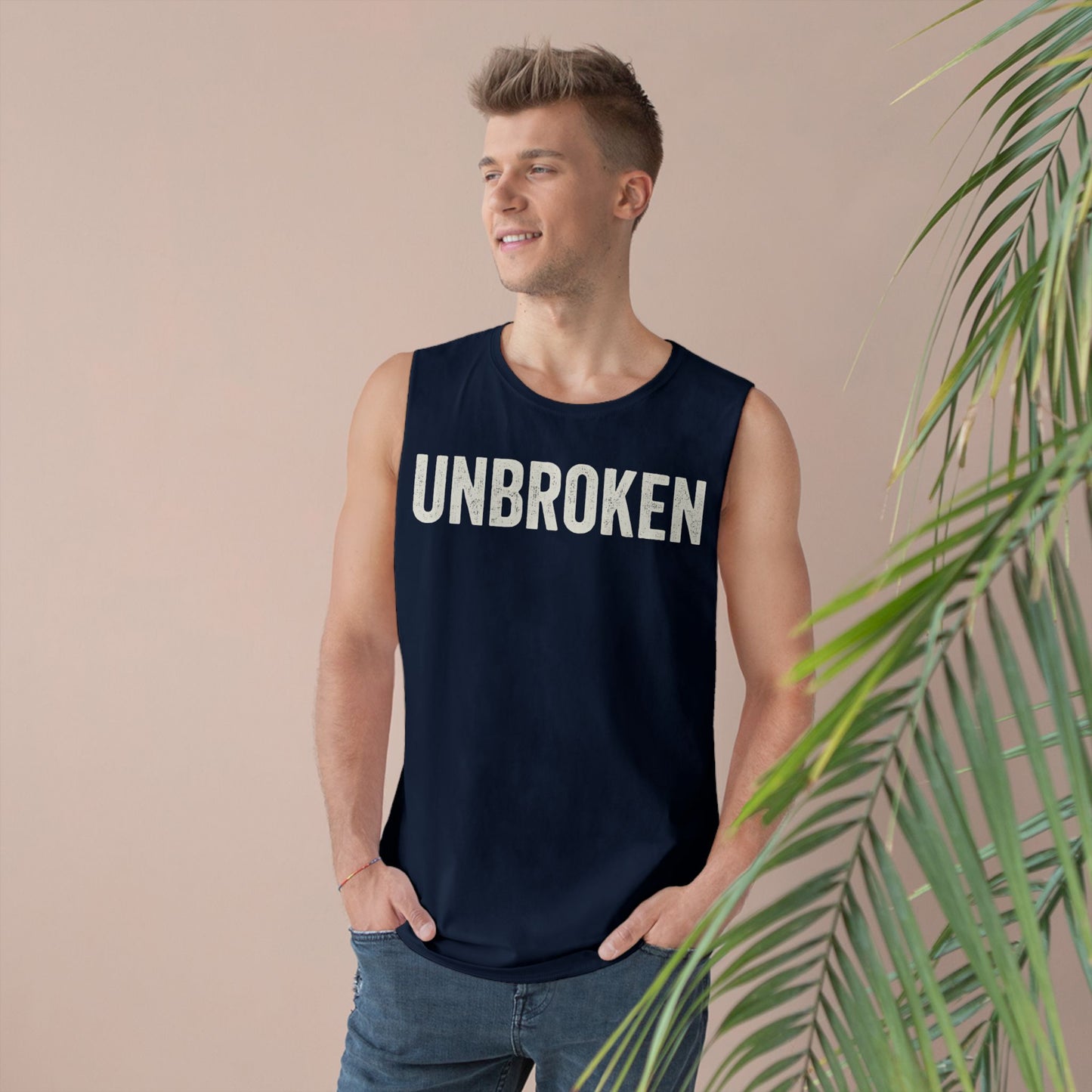 Unisex Unbroken Tank - Motivational Workout Apparel - Riff Raff Wear