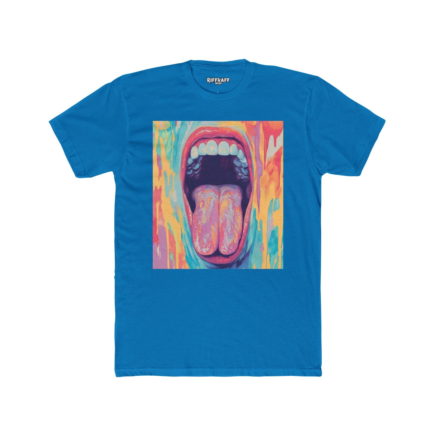 Colorful Expression Graphic Tee - Unisex Cotton Crew Mouth - Riff Raff Wear