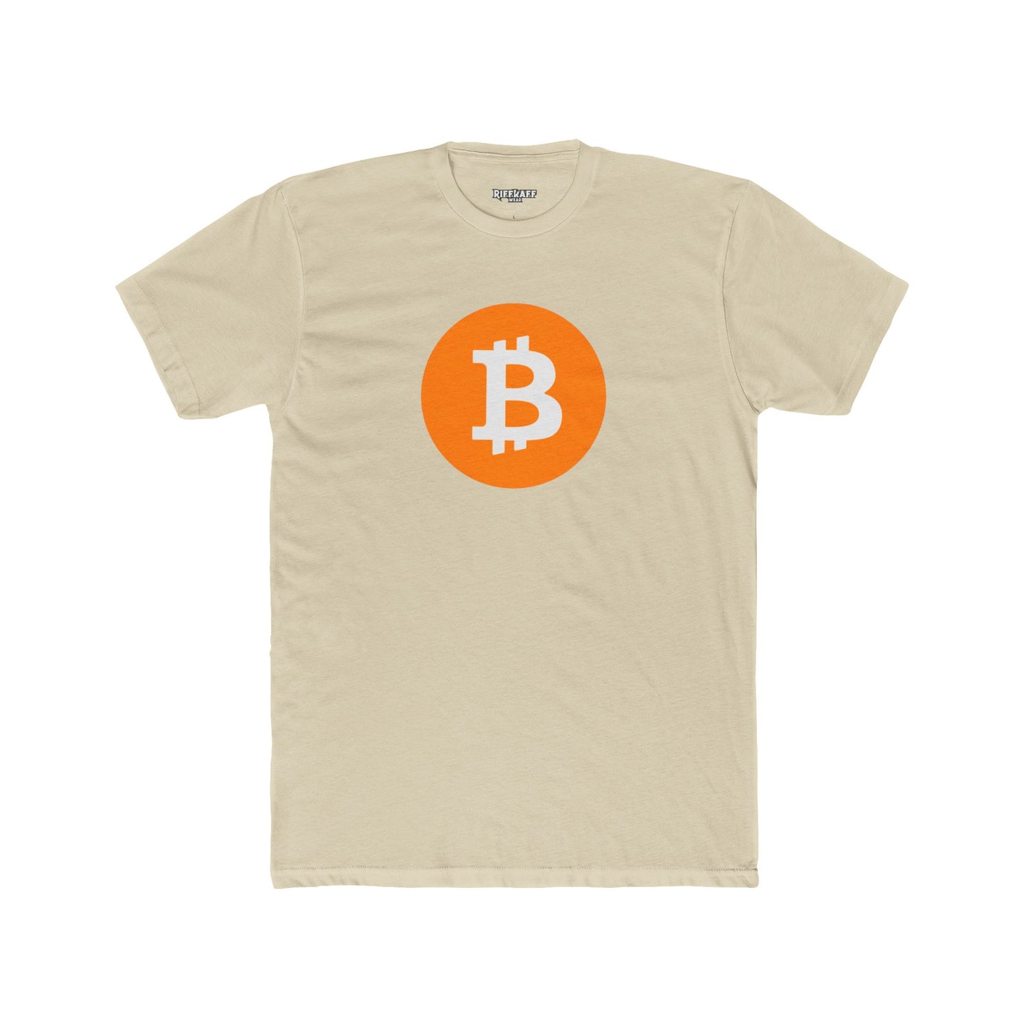 Bitcoin Men's Cotton Crew Tee - Riff Raff Wear