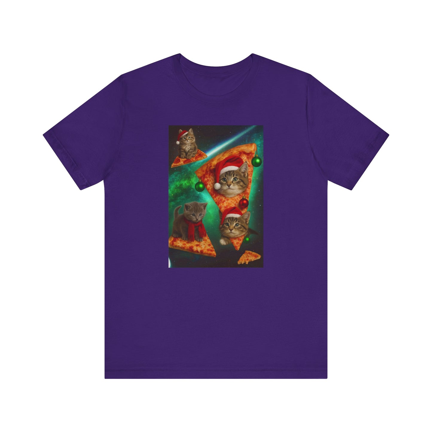 Pizza Cat Unisex Tee, Funny Cat T-Shirt, Cat Lover Gift, Cute Pet Apparel, Trendy Pizza Shirt, Cool Cat Design - Riff Raff Wear