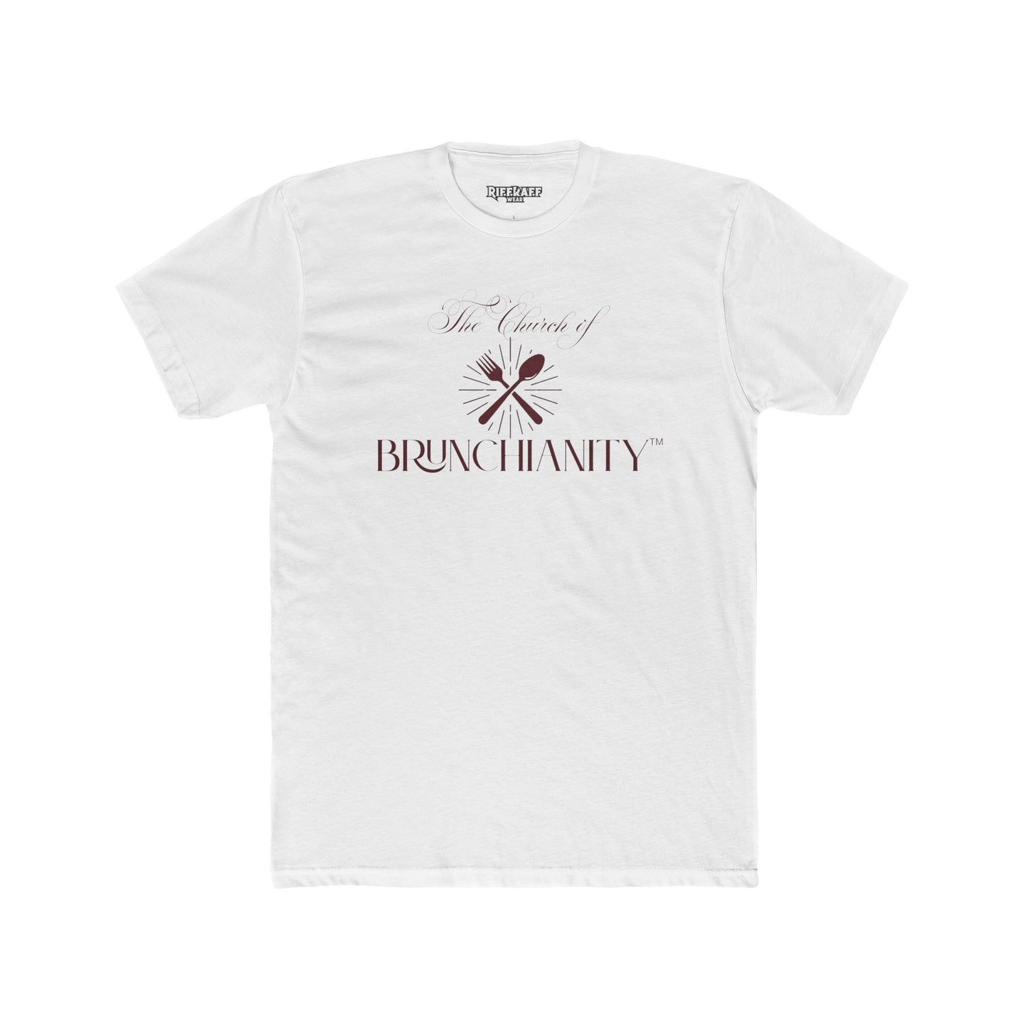 The Church of Brunchanity Unisex Cotton Crew Tee - Perfect for Brunch Lovers - Riff Raff Wear