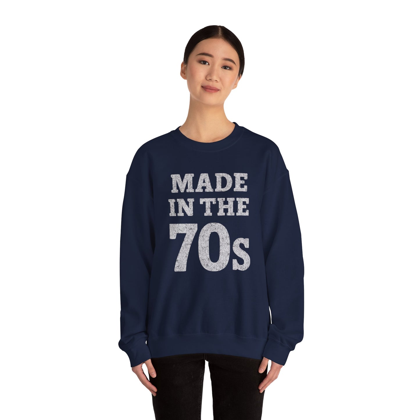 Retro 70s Crewneck Sweatshirt - Made in the 70s - Riff Raff Wear
