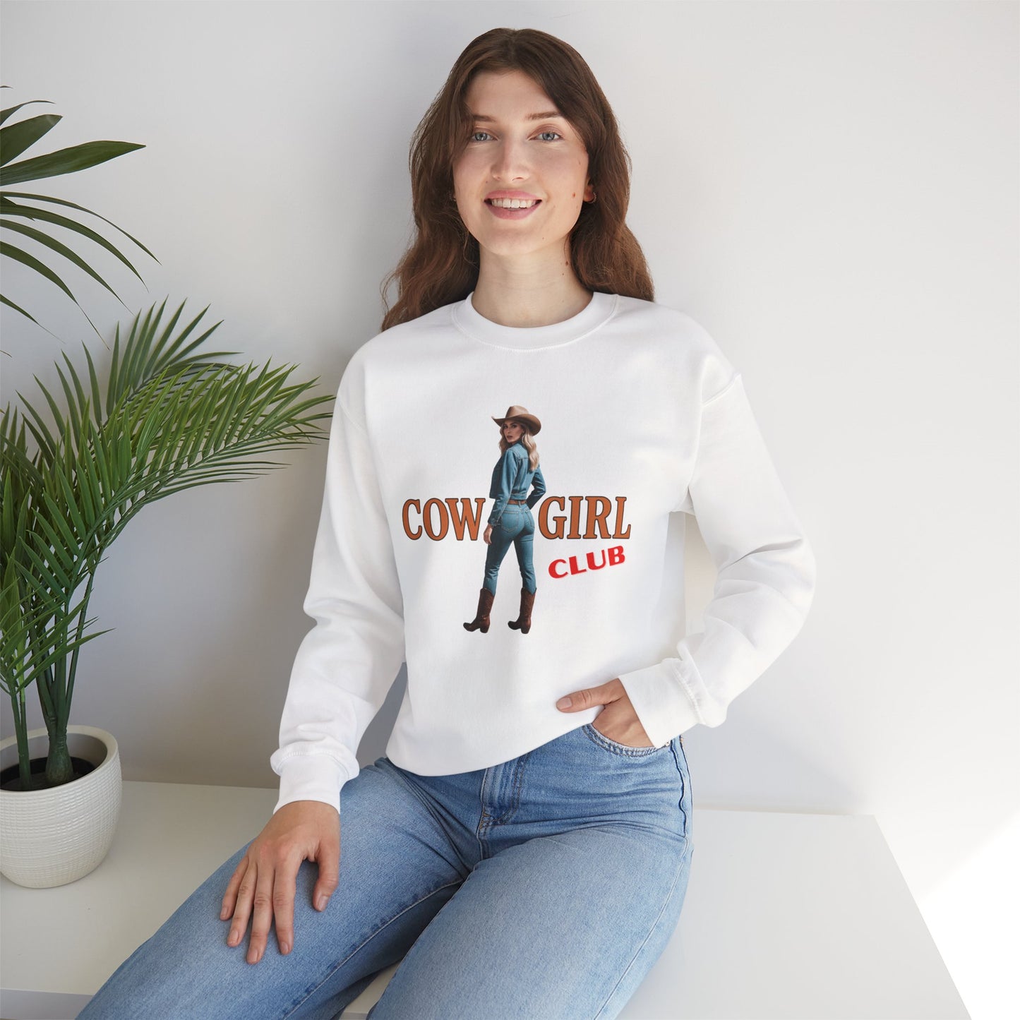 Cowgirl Club Unisex Heavy Blend™ Sweatshirt - Riff Raff Wear