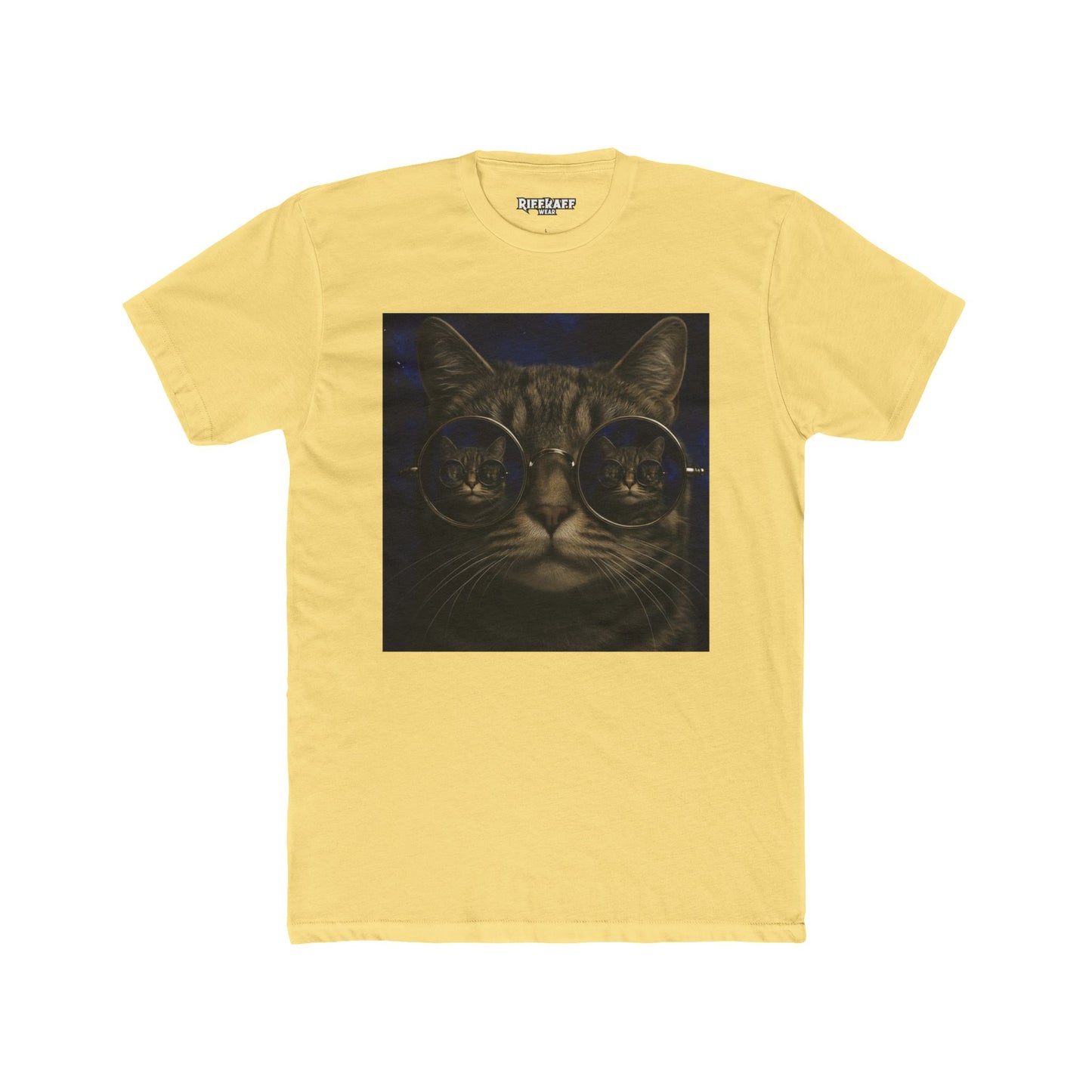 Cool Cat Unisex Cotton Crew Tee - Fun Pet Lover Shirt - Riff Raff Wear