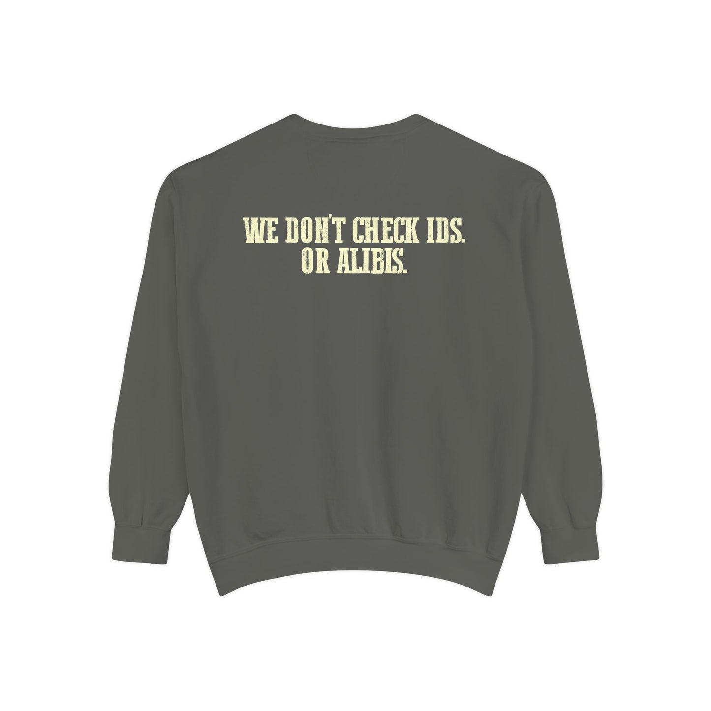 Funny Gator's Bar & Grill Sweatshirt | Unisex Garment-Dyed Crewneck - Riff Raff Wear