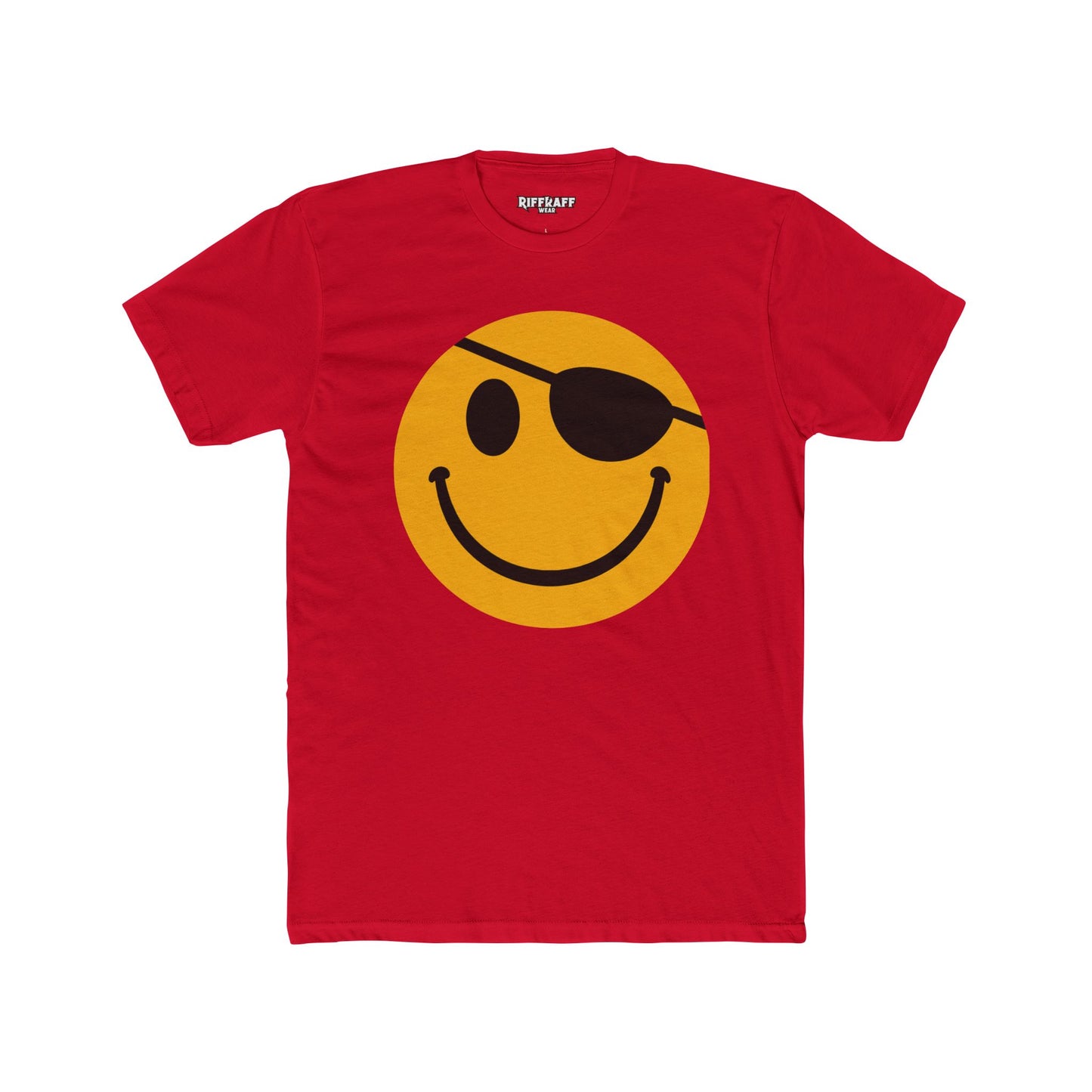 Pirate Smile Unisex Cotton Crew Tee - Fun and Playful Graphic T-Shirt - Riff Raff Wear