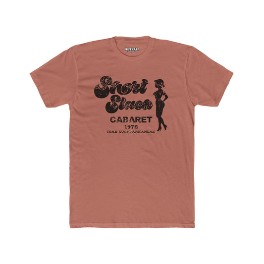 Funny Unisex Cotton Crew Tee - Short Stack in Toad Suck, AK - Riff Raff Underground