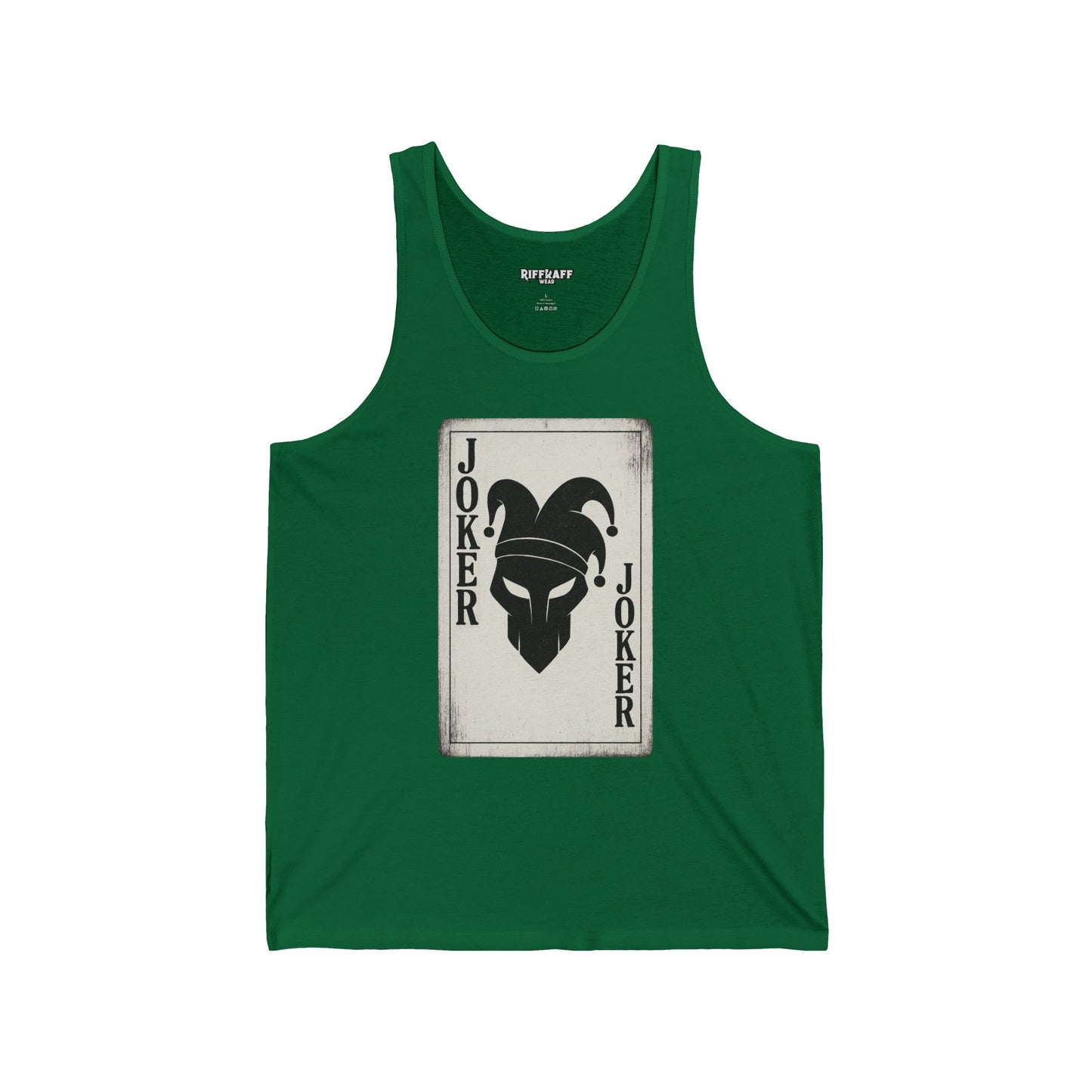 Joker Inspired Unisex Jersey Tank for Casual Style - REBEL REPUBLIC - Riff Raff Wear