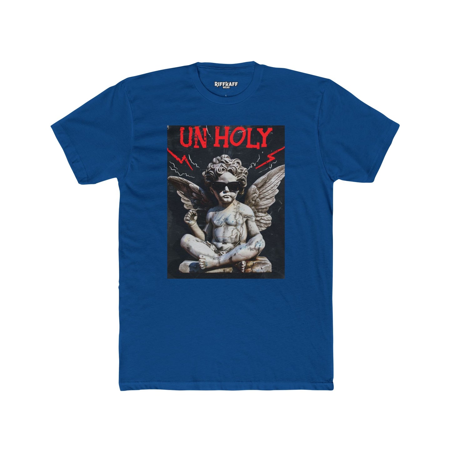 Unisex Cotton Crew Tee - Un Holy Graphic Tee for Bold Style - Riff Raff Wear
